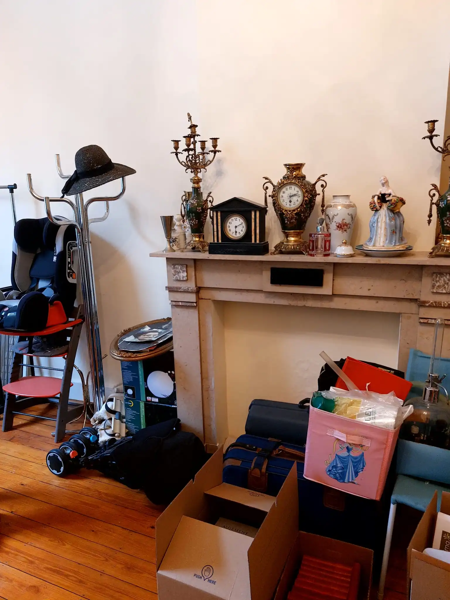 Woning voor het leegmaken na overlijden